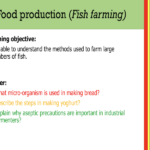 IGCSE Edexcel Biology (9-1) Food production (Fish farming)